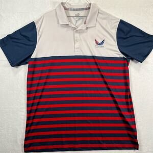 PUMA Men's XL Golf Polo Shirt 3 American Flag Short Sleeve